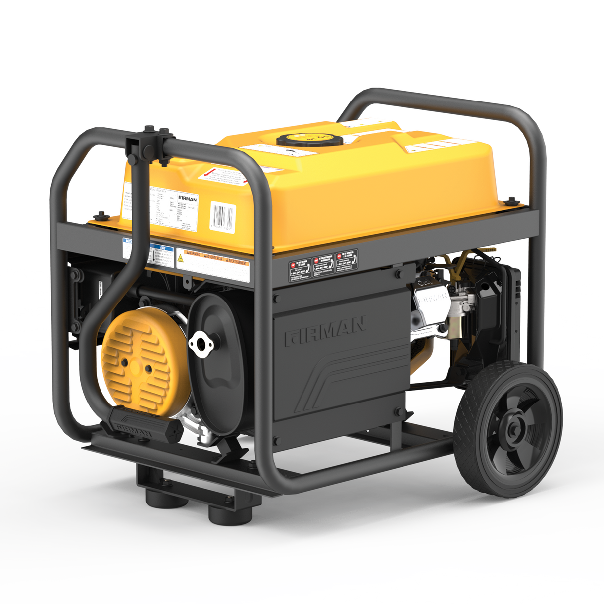 Gas Portable Generator 4550W Recoil Start 120/240V