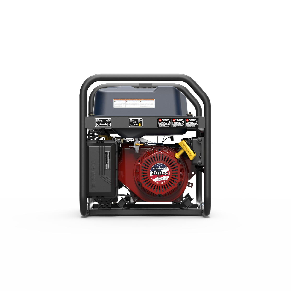Gas Portable Generator 4550/3650W Recoil Start Stars & Stripes
