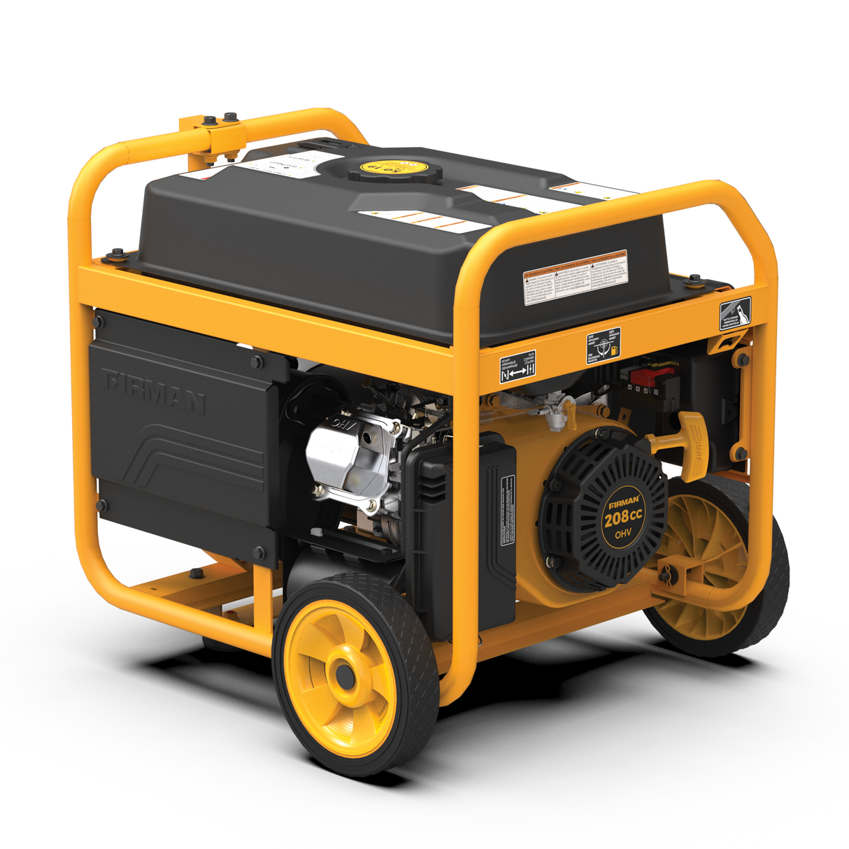 Gas Portable Generator 4550W Remote Start 120/240V with CO alert