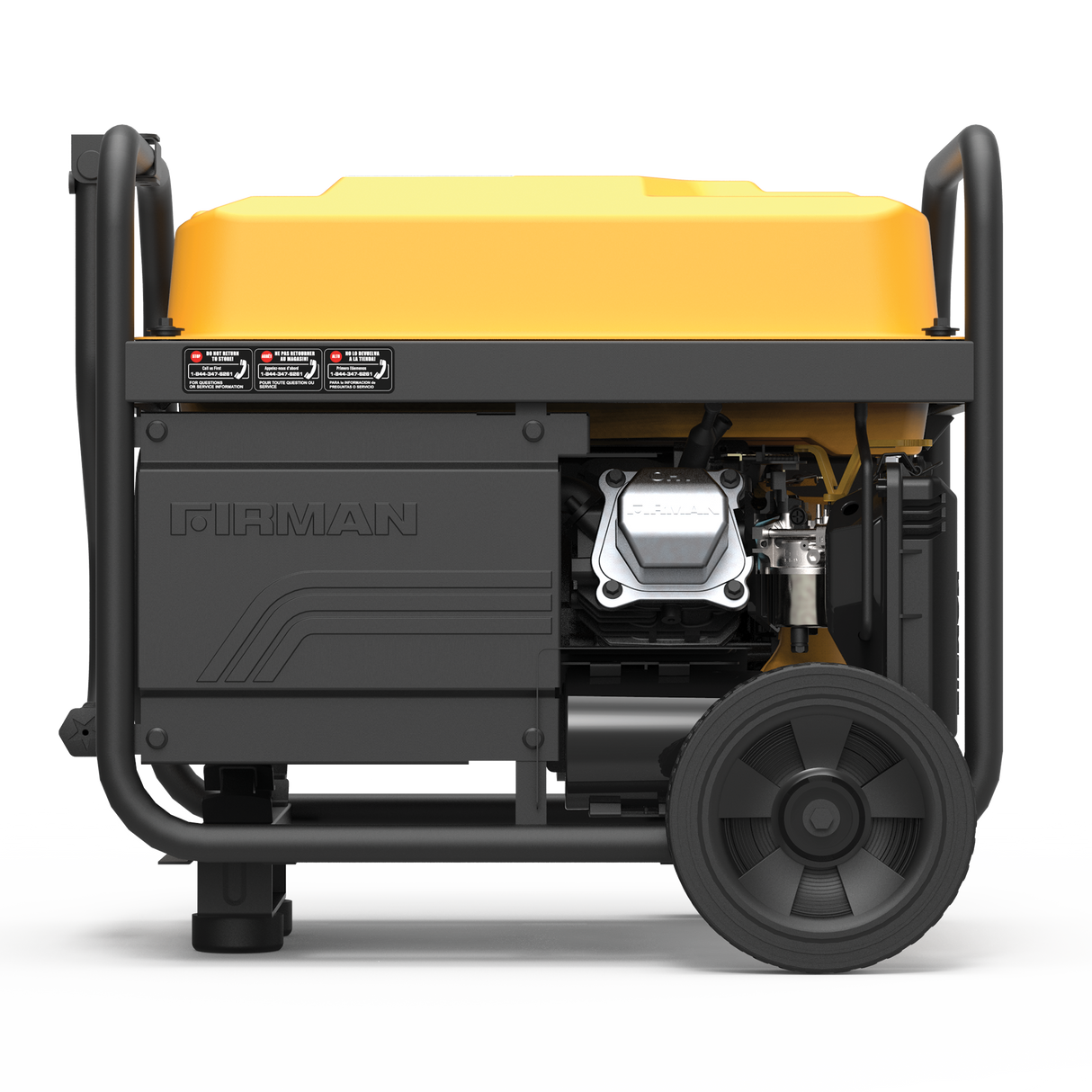 Gas Portable Generator 4550W Recoil Start 120/240V with CO ALERT