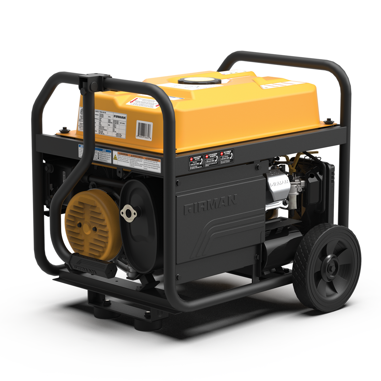 Gas Portable Generator 4550W Recoil Start 120/240V with CO ALERT
