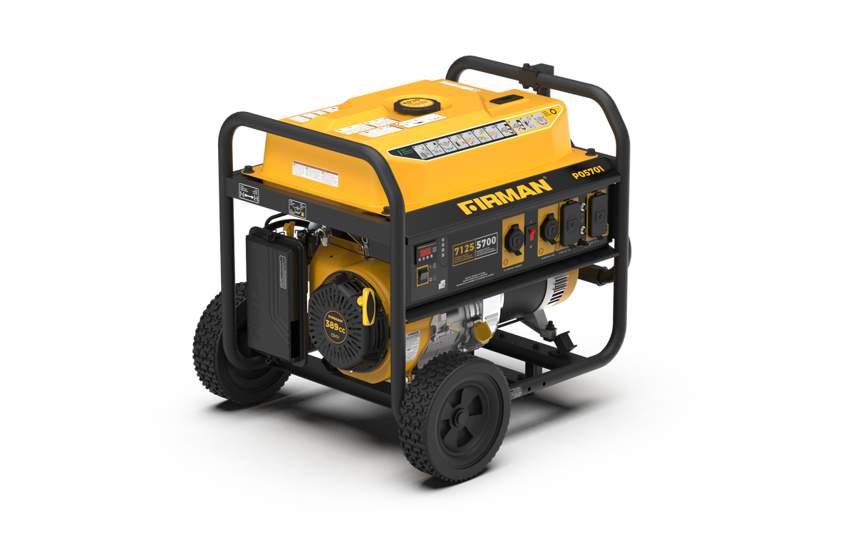 Gas Portable Generator 7125W Recoil Start 120/240V
