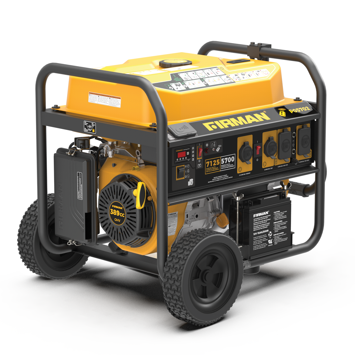 Gas Portable Generator 7125W Remote Start 120/240V