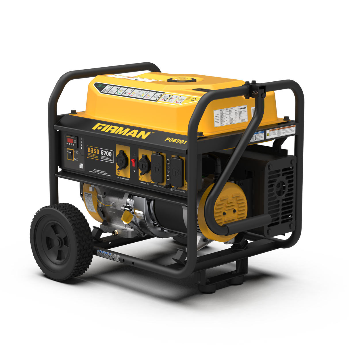 Gas Portable Generator 8350W Recoil Start 120/240V
