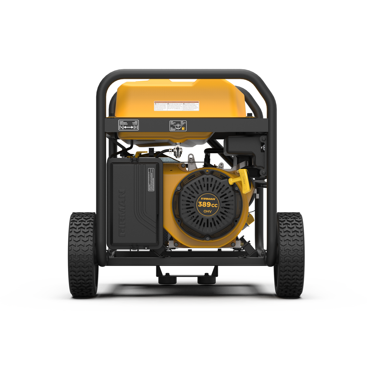 Gas Portable Generator 8375W Recoil Start 120/240V With CO Alert