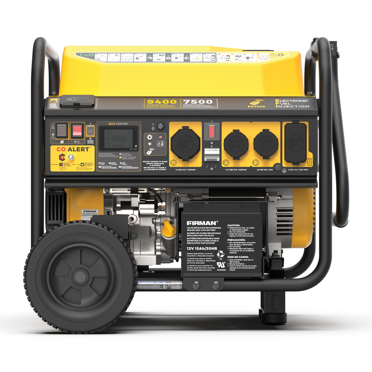 GAS PORTABLE GENERATOR 9,400W REMOTE START 120/240V WITH CO ALERT