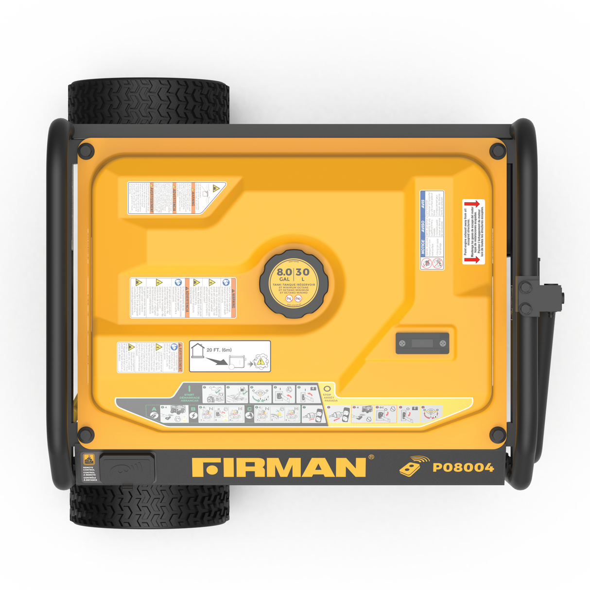 Gas Portable Generator 10000W Remote Start 120/240V