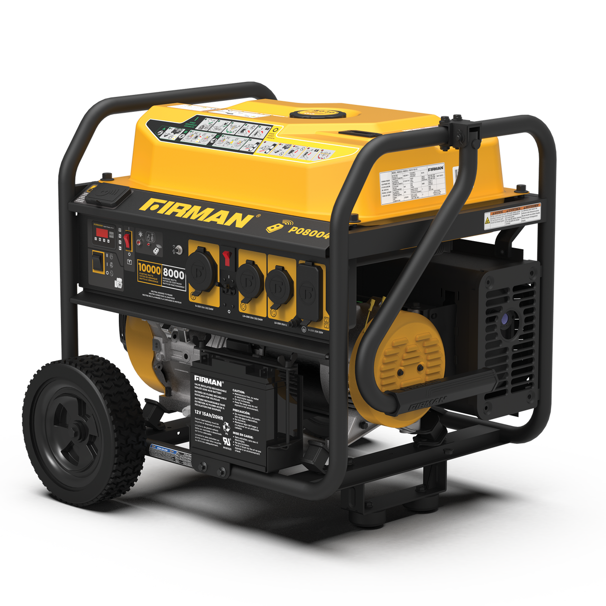 Gas Portable Generator 10000W Remote Start 120/240V