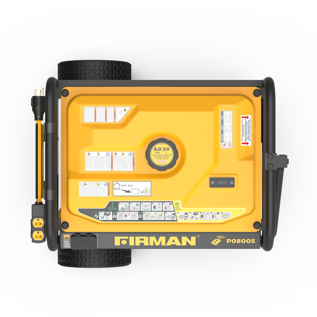 Gas Portable Generator 10000W Remote Start 120/240V