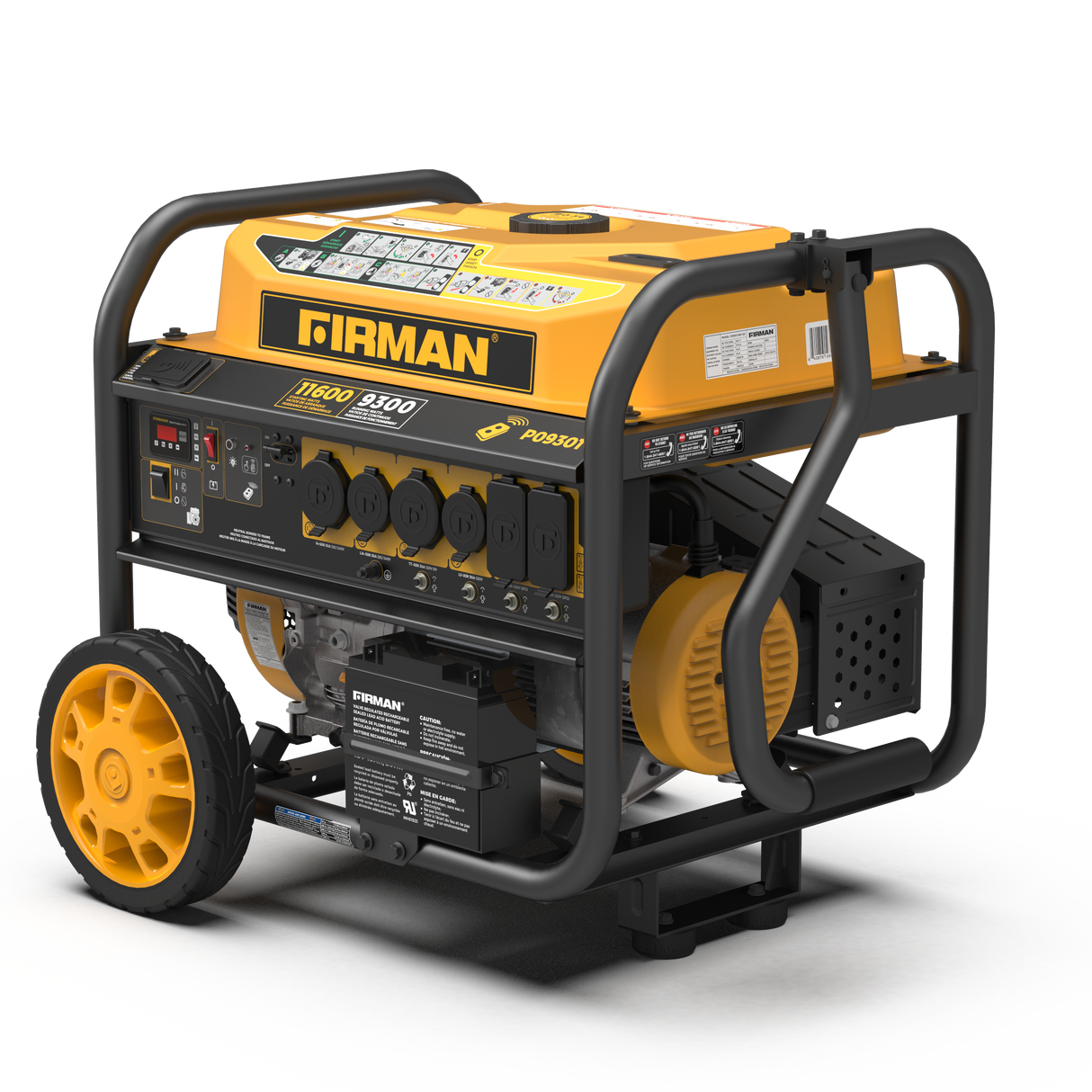 Gas Portable Generator 11600W Remote Start 120/240V