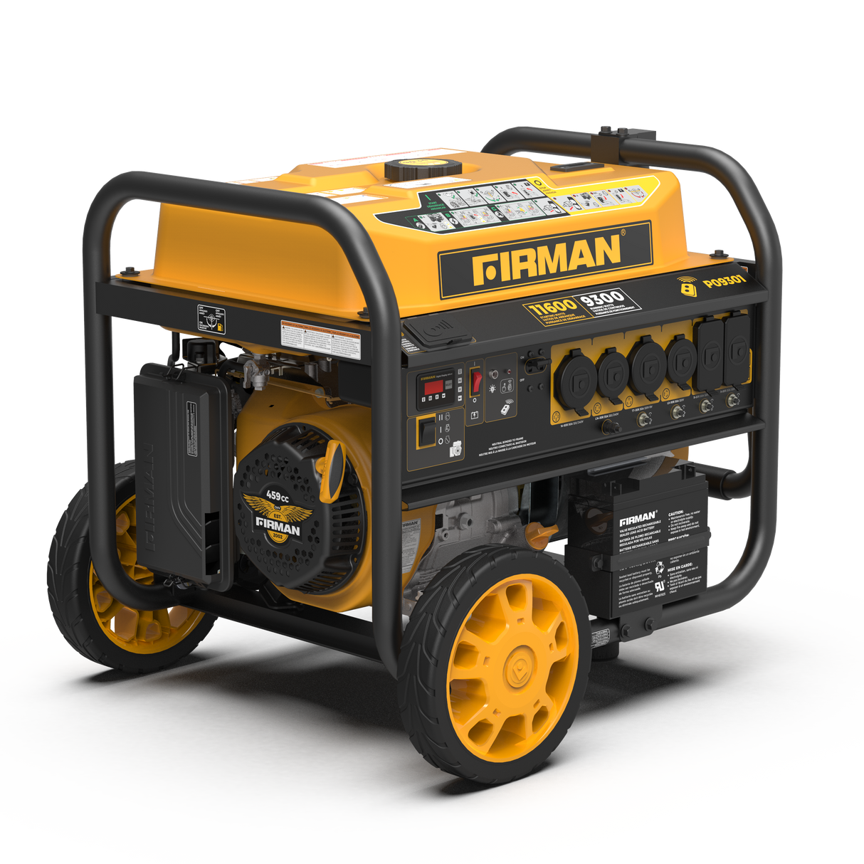 Gas Portable Generator 11600W Remote Start 120/240V