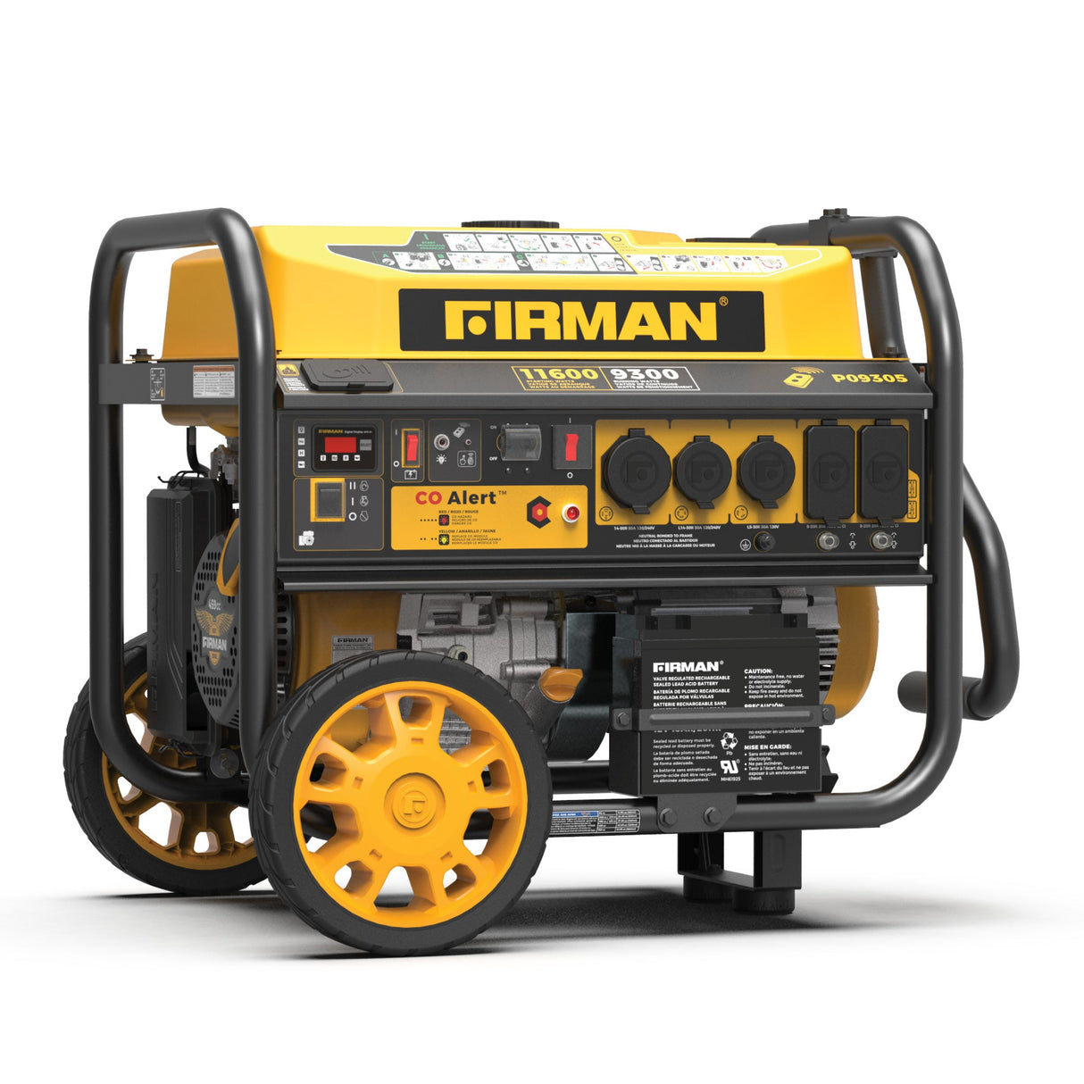 GAS PORTABLE GENERATOR 11600W REMOTE START 120/240V WITH CO ALERT