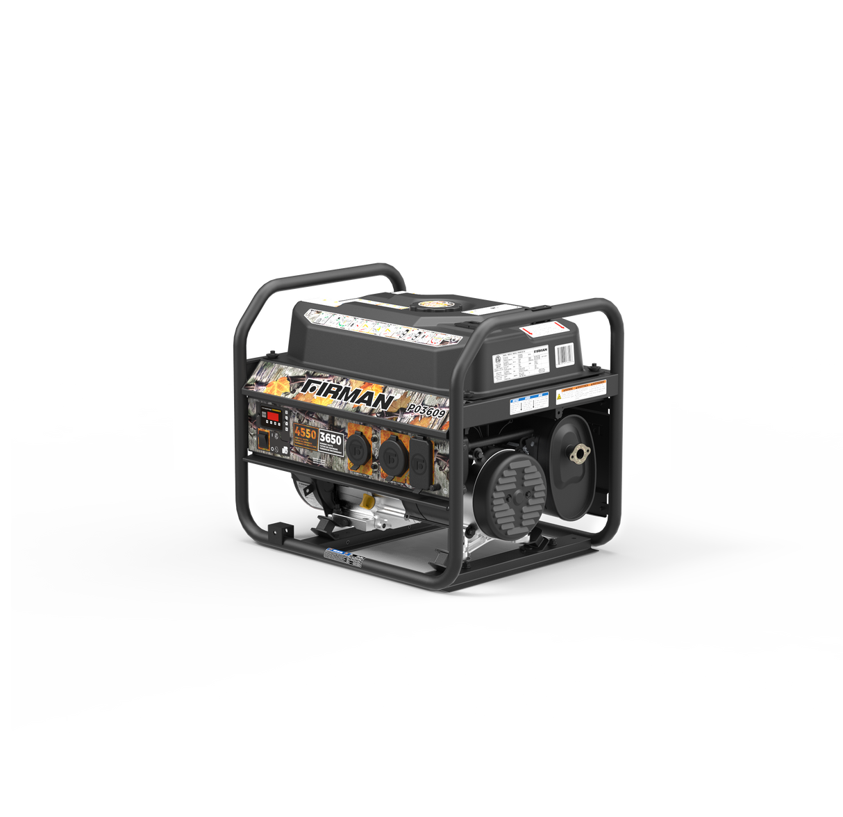 Gas Portable Generator 4550W Recoil Start 120V