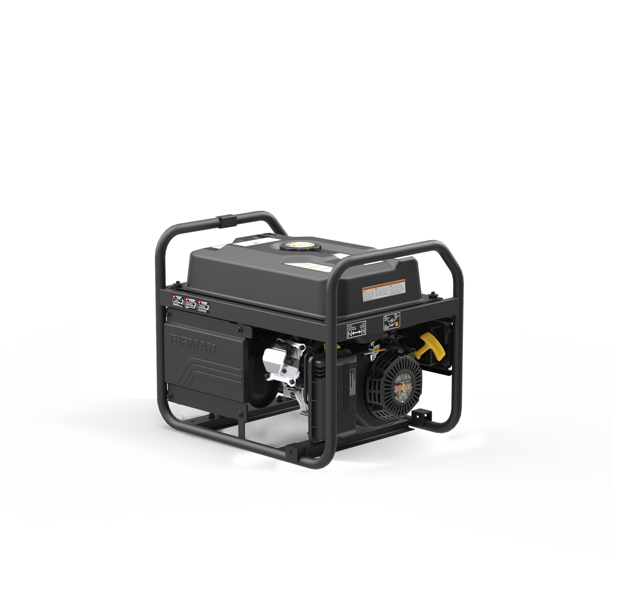 Gas Portable Generator 4550W Recoil Start 120V