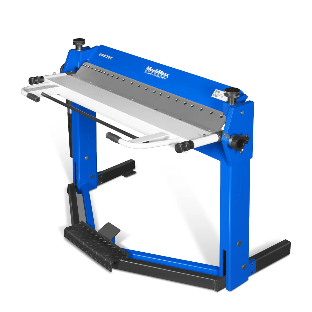 MechMaxx 50-Inch Foot Clamp Pan and Box Brake, Light Duty Sheet Metal Folding Machine, 0–135° Bending Angle, 1.9" Clamping Lift, 2" Box Depth PBA5014