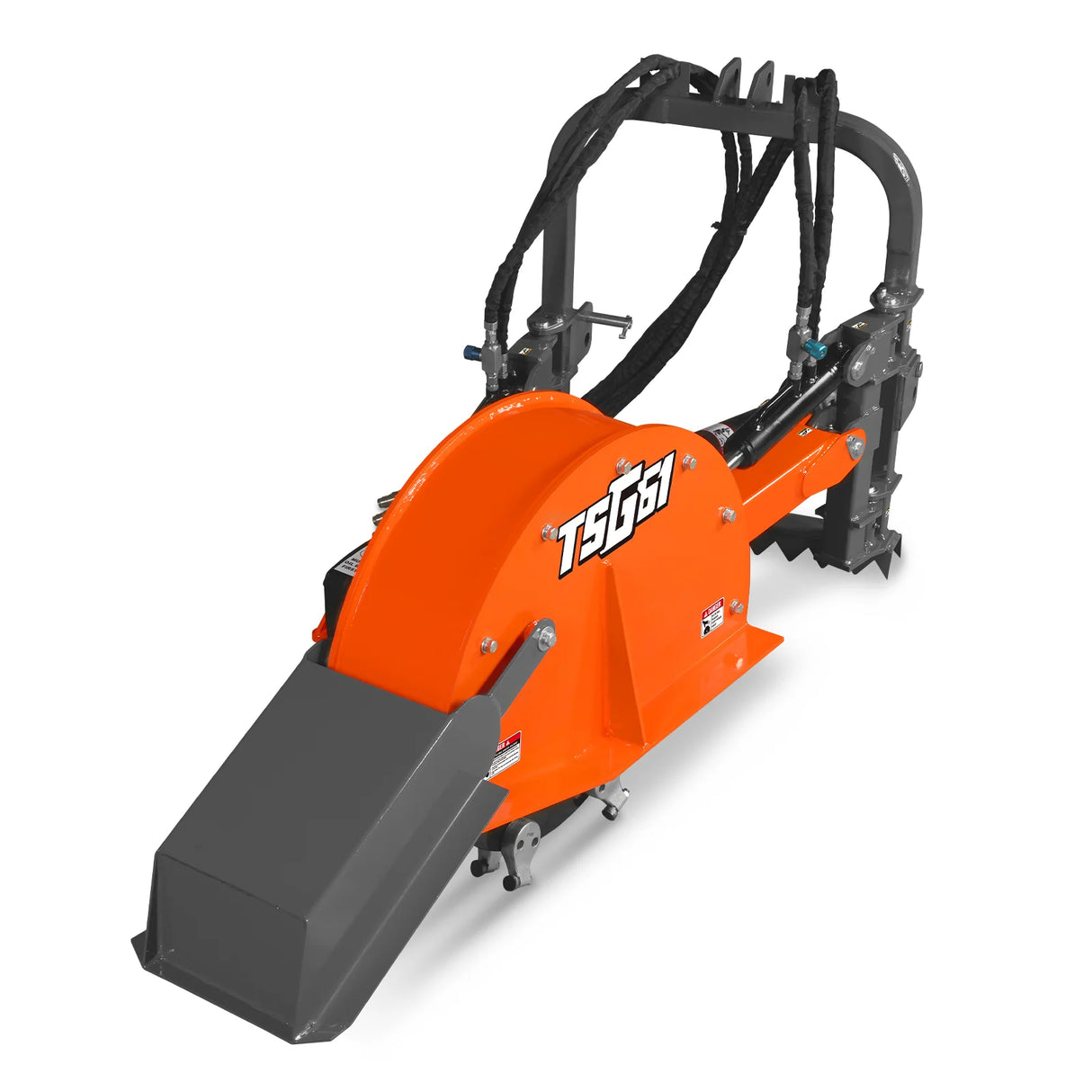 24'' Cutting Wheel Hydraulic Cylinders Stump Grinder, (PTO Shaft Included with Slip Clutch) , 35-60hp, TSG61