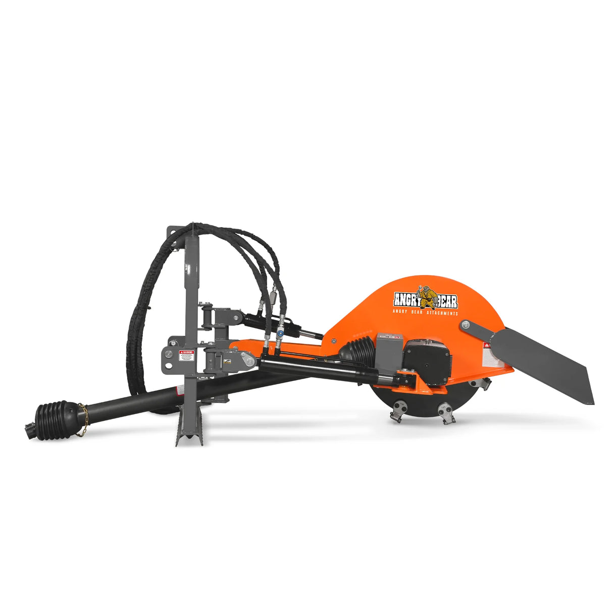 24'' Cutting Wheel Hydraulic Cylinders Stump Grinder, (PTO Shaft Included with Slip Clutch) , 35-60hp, TSG61
