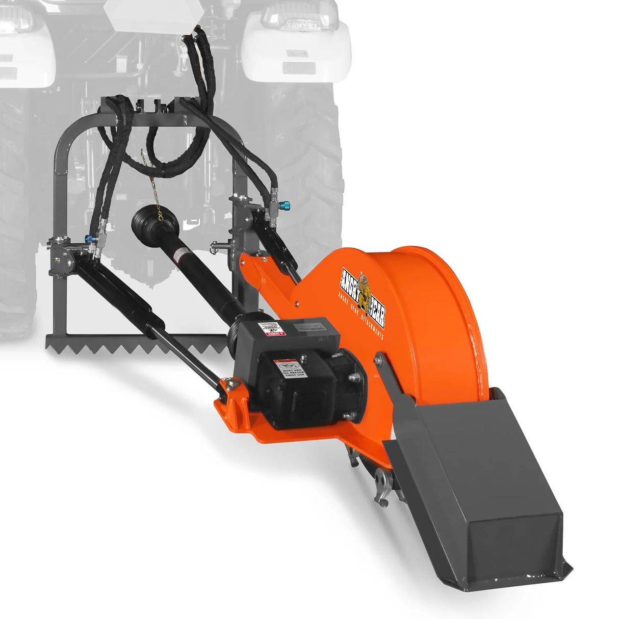 24'' Cutting Wheel Hydraulic Cylinders Stump Grinder, (PTO Shaft Included with Slip Clutch) , 35-60hp, TSG61