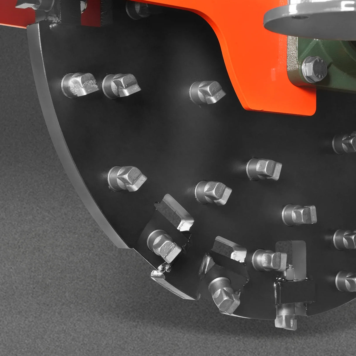 MechMaxx 3-Point PTO Stump Grinder with 44 Carbide Teeth (PTO Shaft Included with Slip Clutch), for 35-80HP Tractor, SG28 – Orange