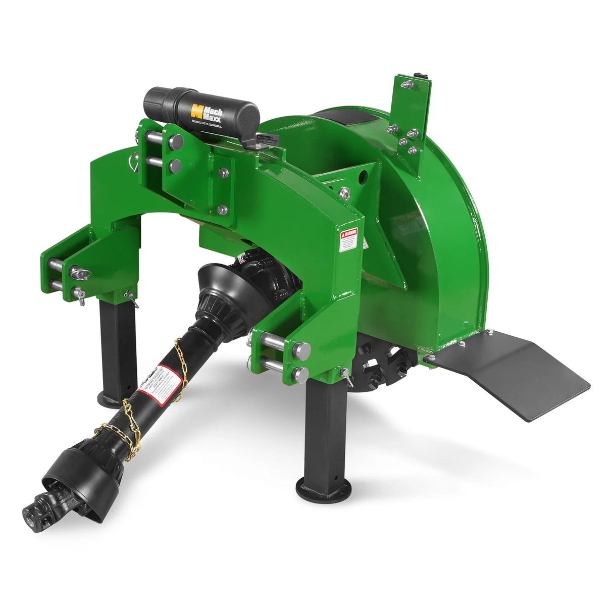 MechMaxx 3-Point PTO Stump Grinder with 44 Carbide Teeth (PTO Shaft Included with Slip Clutch), for 35-80HP Tractor, SG28 – Green