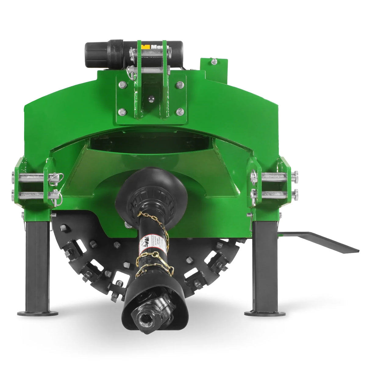 MechMaxx 3-Point PTO Stump Grinder with 44 Carbide Teeth (PTO Shaft Included with Slip Clutch), for 35-80HP Tractor, SG28 – Green