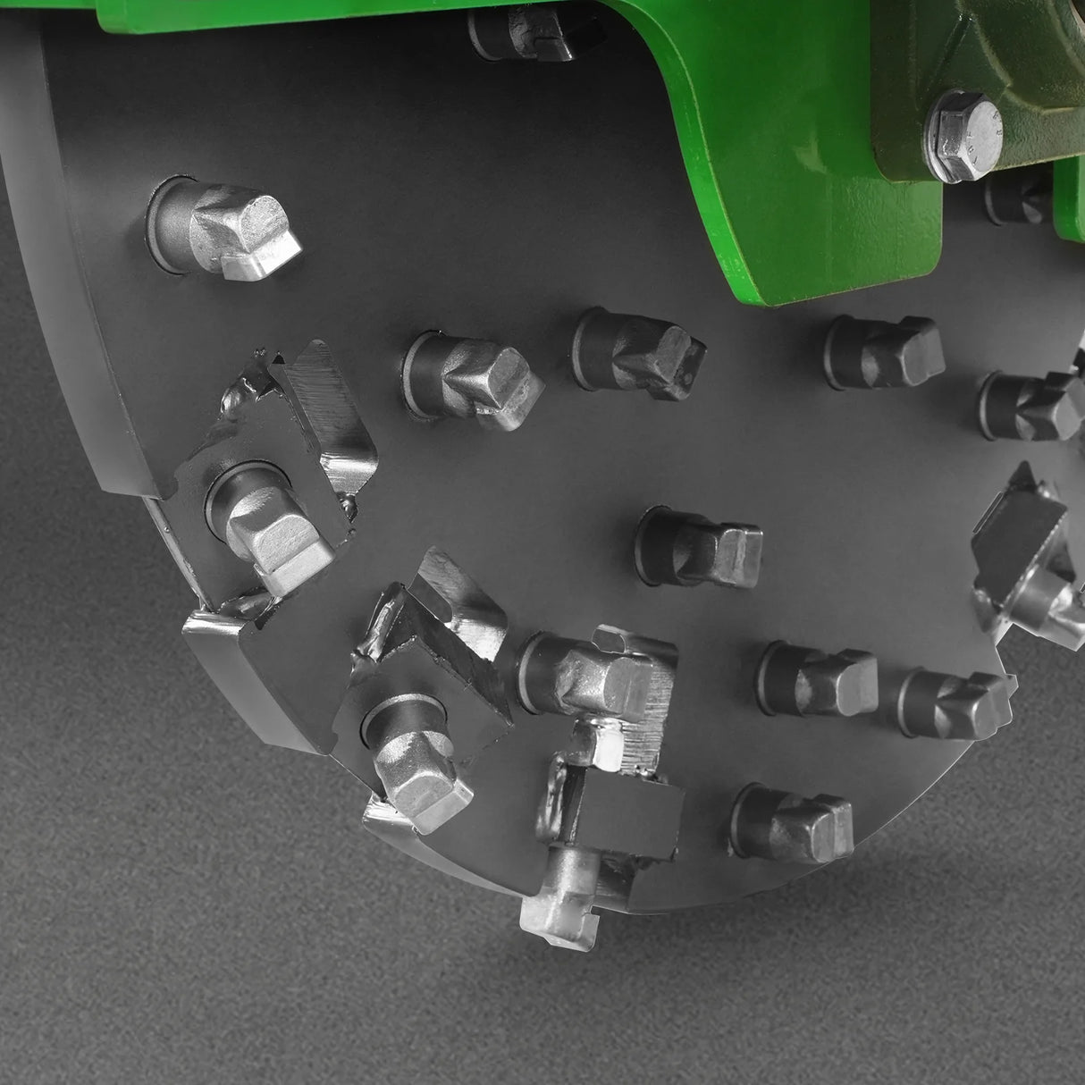 MechMaxx 3-Point PTO Stump Grinder with 44 Carbide Teeth (PTO Shaft Included with Slip Clutch), for 35-80HP Tractor, SG28 – Green