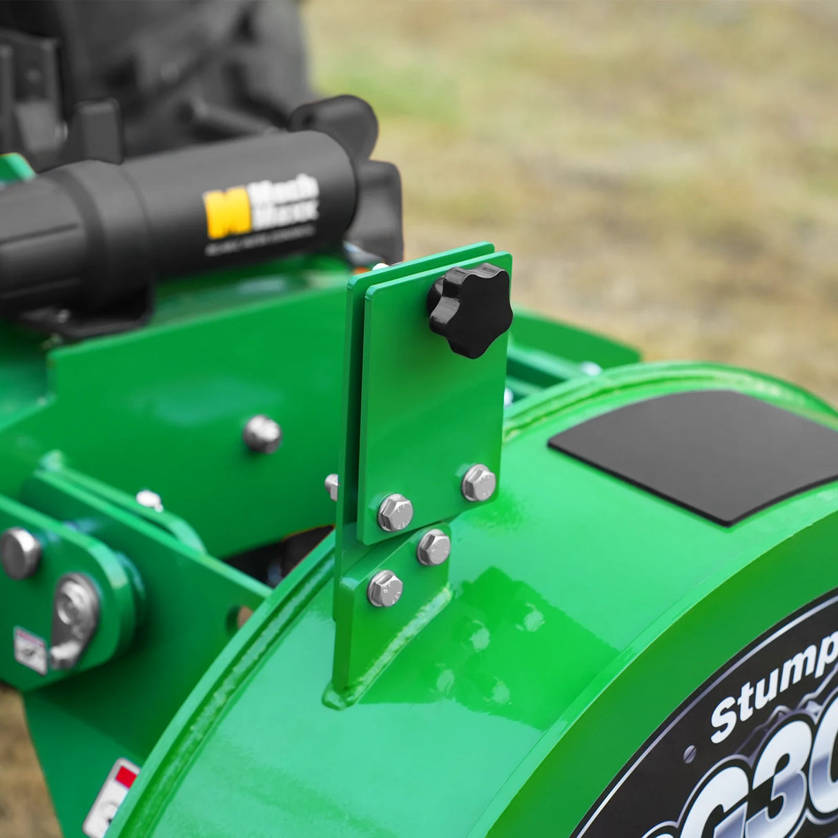 MechMaxx 3-Point PTO Stump Grinder, 30 in Flywheel, 40-100HP, with 44 Carbide Teeth (PTO Shaft Included with Slip Clutch), SG30PRO – Green