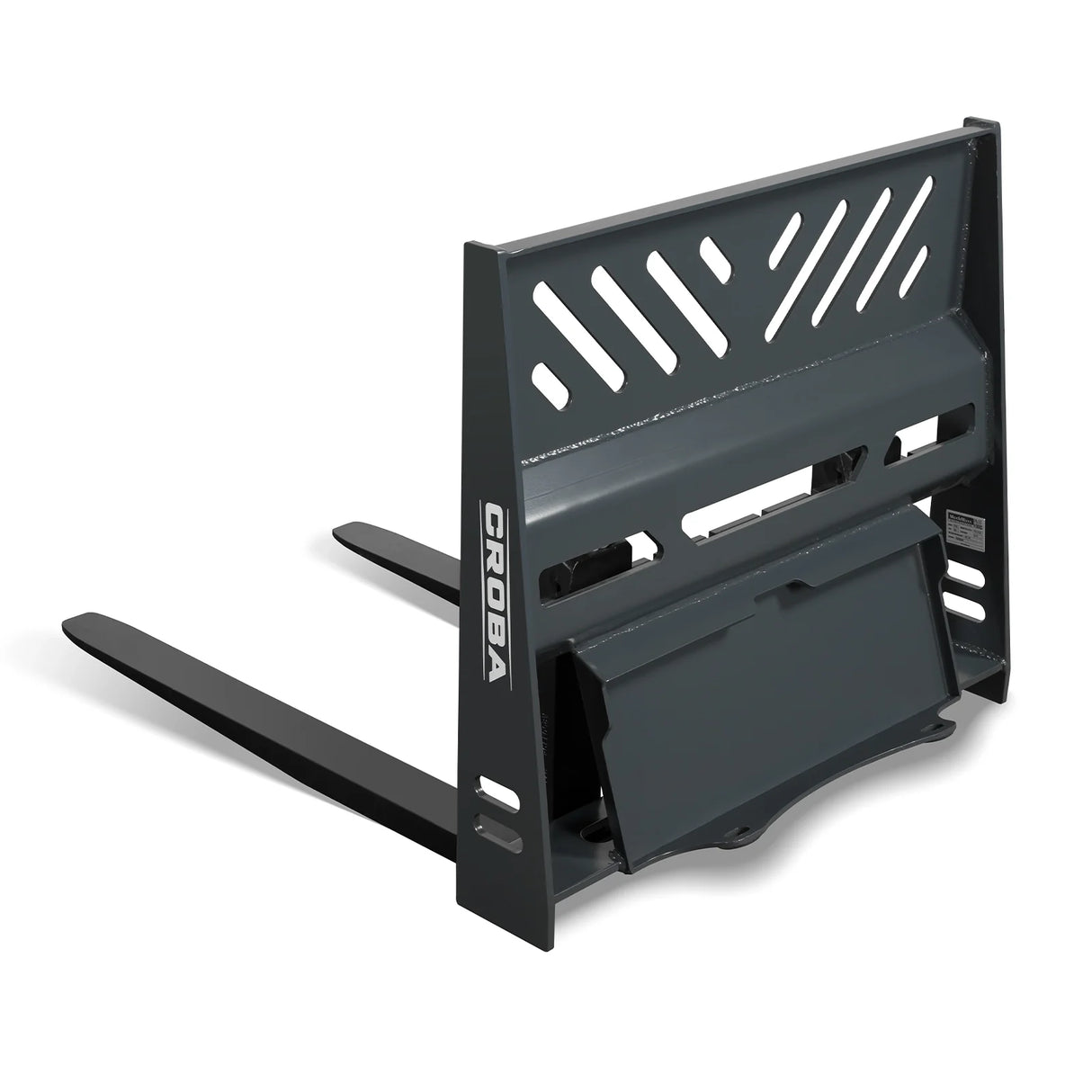 36'' Mini Skid Steer Pallet Fork Frame Attachment, 2204 lb Weight Capacity