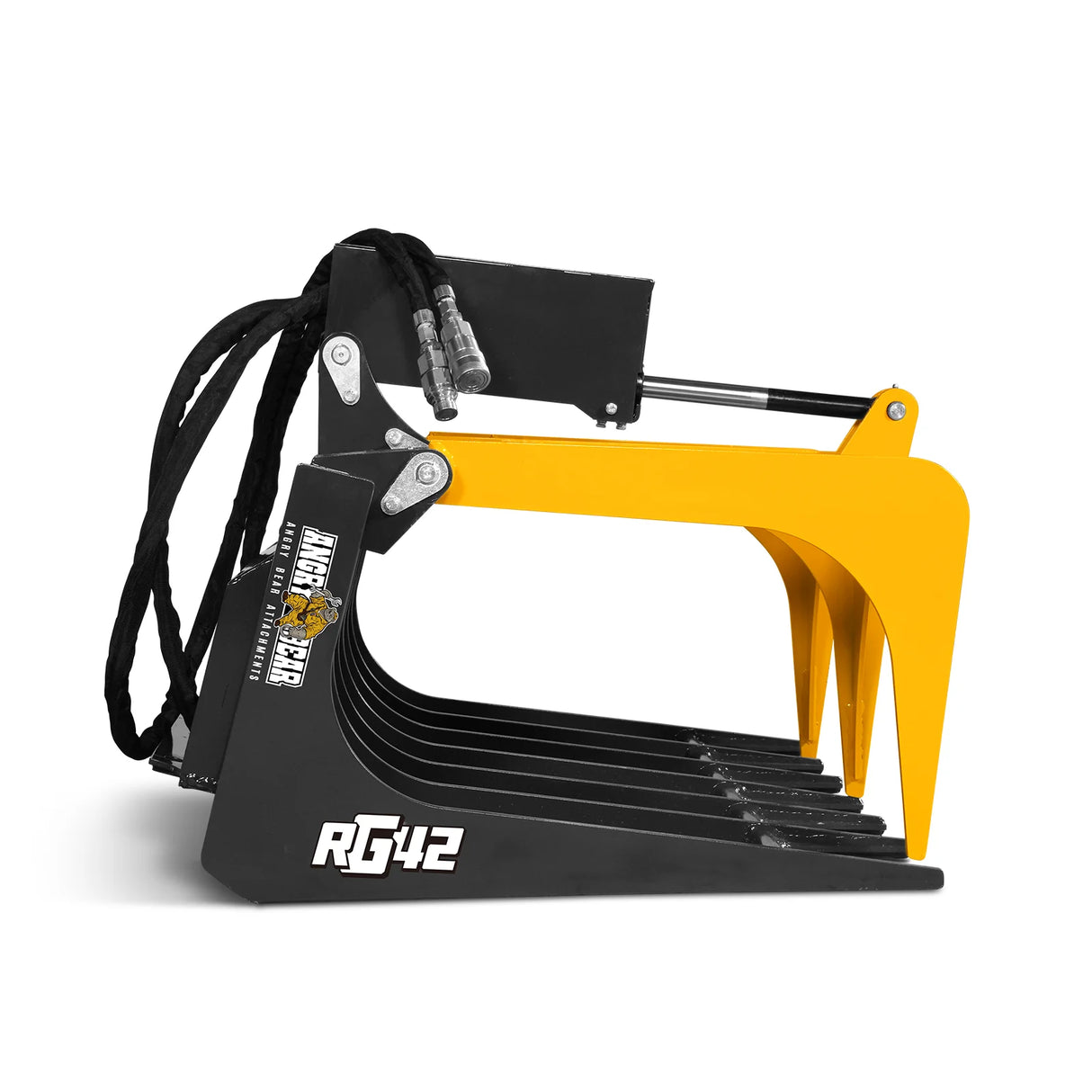 42" Mini Skid Steer Skeleton Grapple Attachment, 24" Arm Opening, 2000 lb Weight Capacity