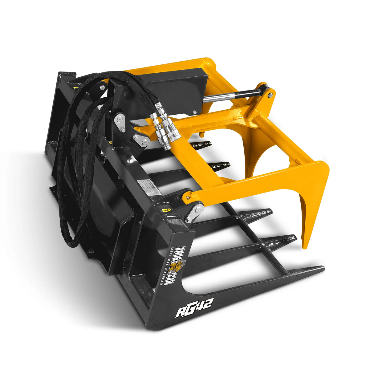 42" Mini Skid Steer Skeleton Grapple Attachment, 24" Arm Opening, 2000 lb Weight Capacity