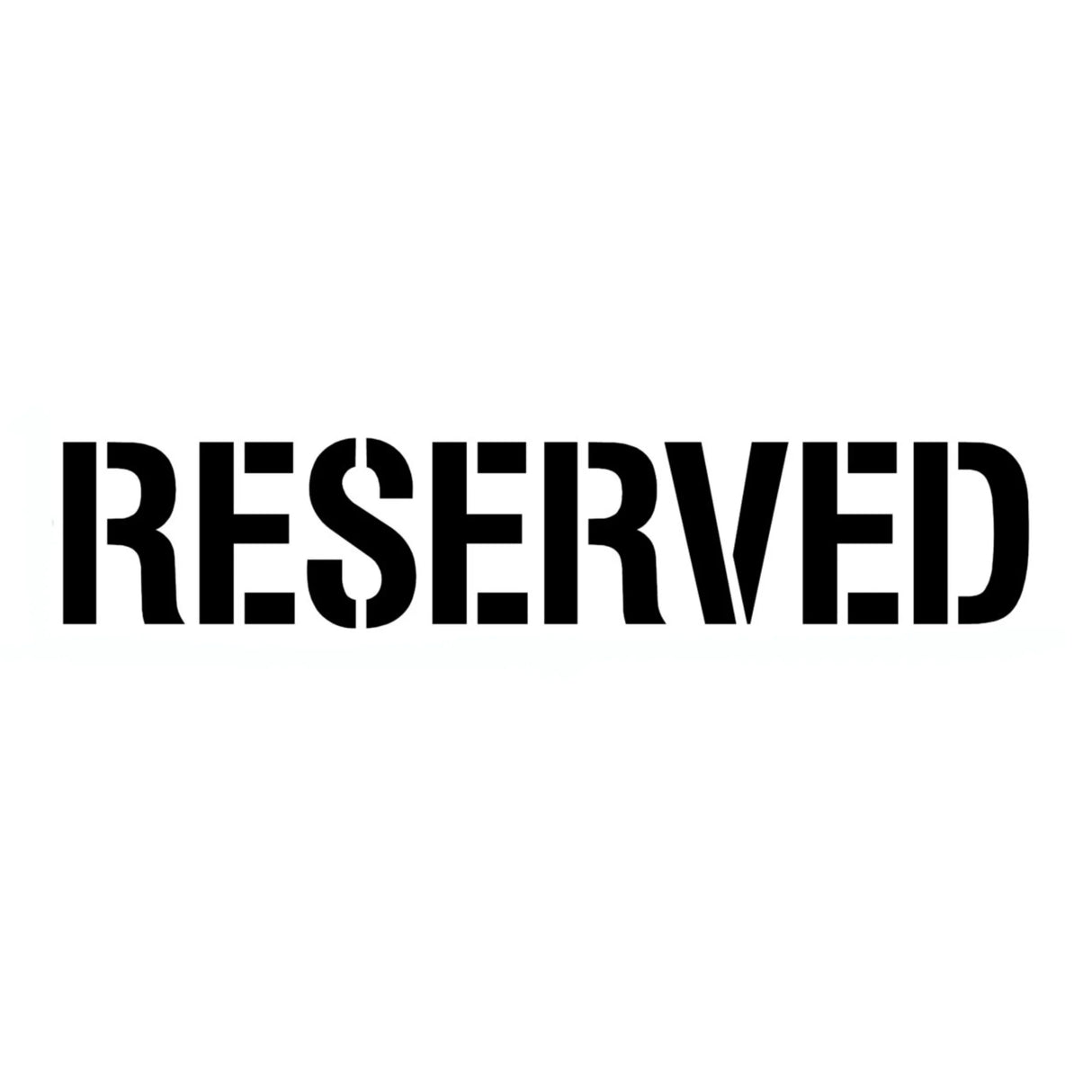 Newstripe RESERVED Stencil