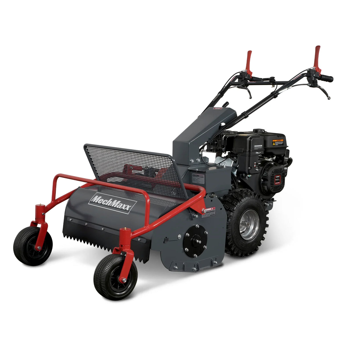 MechMaxx 27" Walk Behind Flail Mower, 10HP 302cc, Self-Propelled, Wheeled, Electric Start, SFM27W