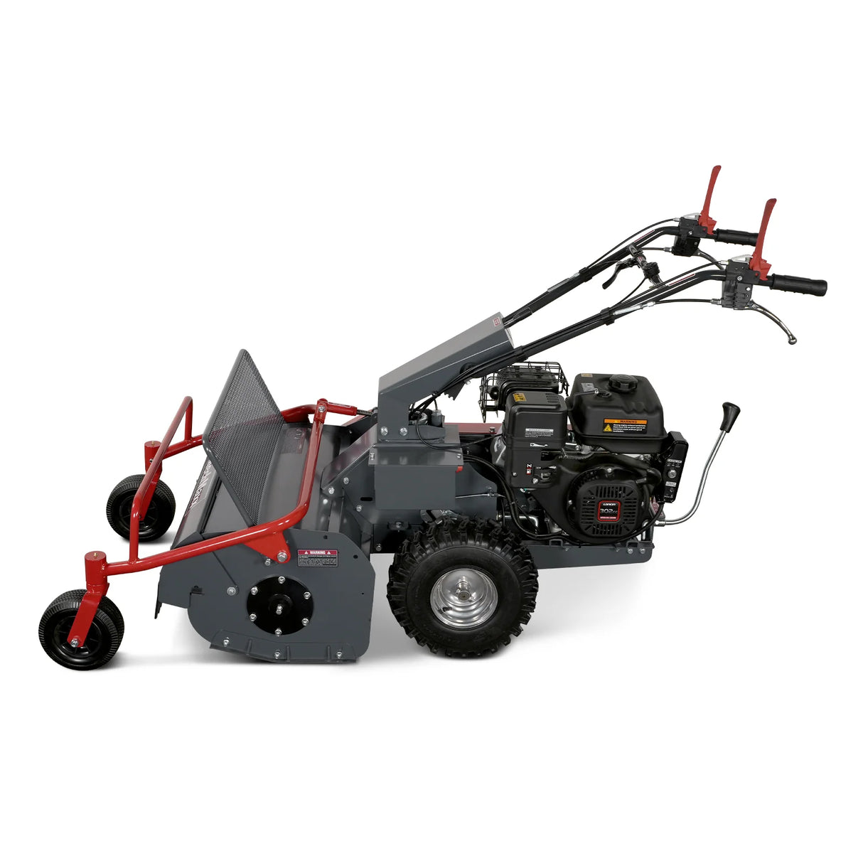 MechMaxx 27" Walk Behind Flail Mower, 10HP 302cc, Self-Propelled, Wheeled, Electric Start, SFM27W