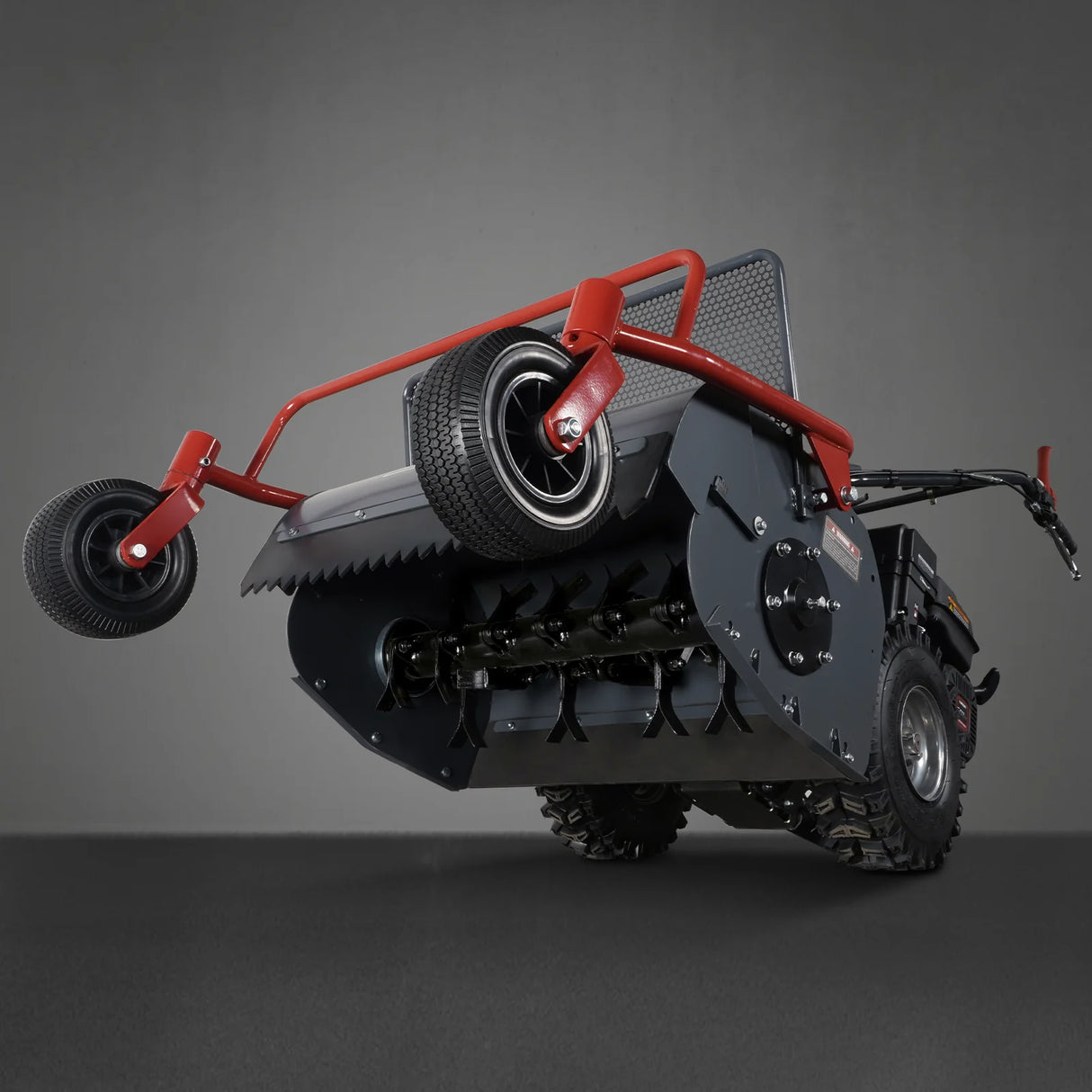 MechMaxx 27" Walk Behind Flail Mower, 10HP 302cc, Self-Propelled, Wheeled, Electric Start, SFM27W
