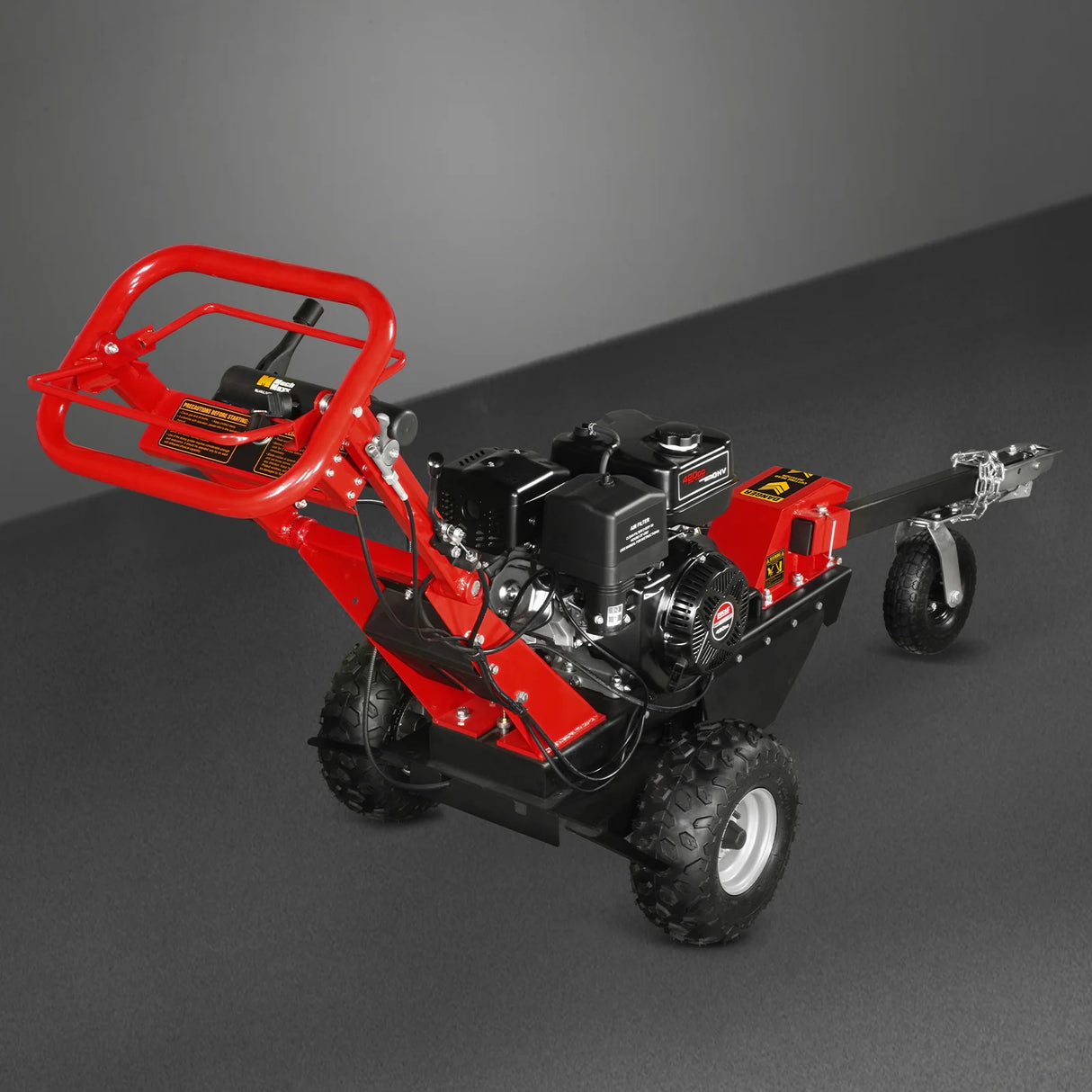 MechMaxx 15 inch 15HP 420cc DUCAR E-Start Stump Grinder with Tow Bar, SG380