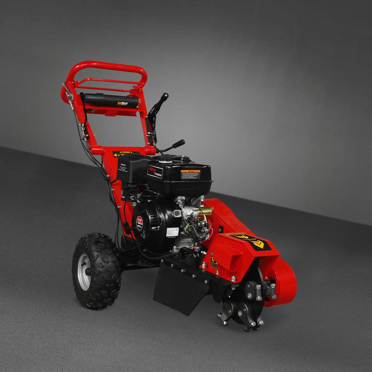 MechMaxx 15 inch 15HP 420cc DUCAR E-Start Stump Grinder with Tow Bar, SG380