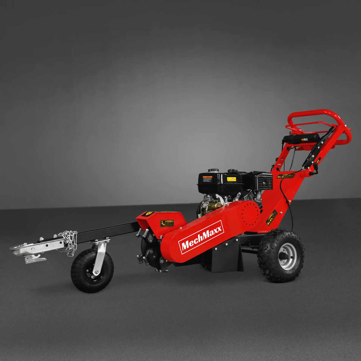 MechMaxx 15 inch 15HP 420cc DUCAR E-Start Stump Grinder with Tow Bar, SG380