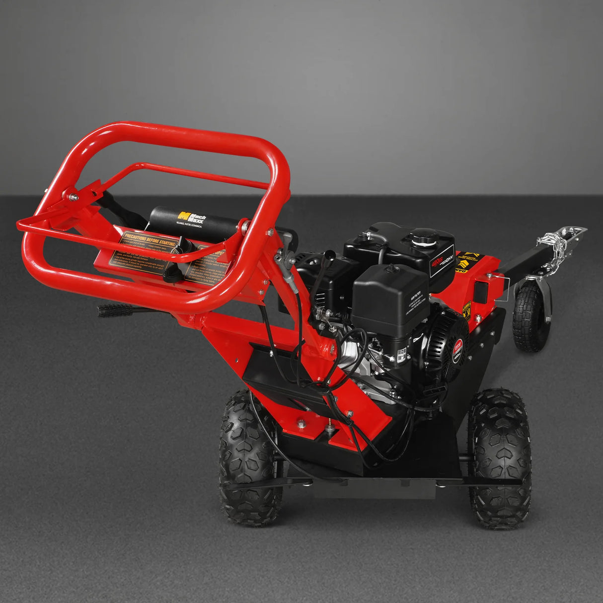MechMaxx 15 inch 15HP 420cc DUCAR E-Start Stump Grinder with Tow Bar, SG380
