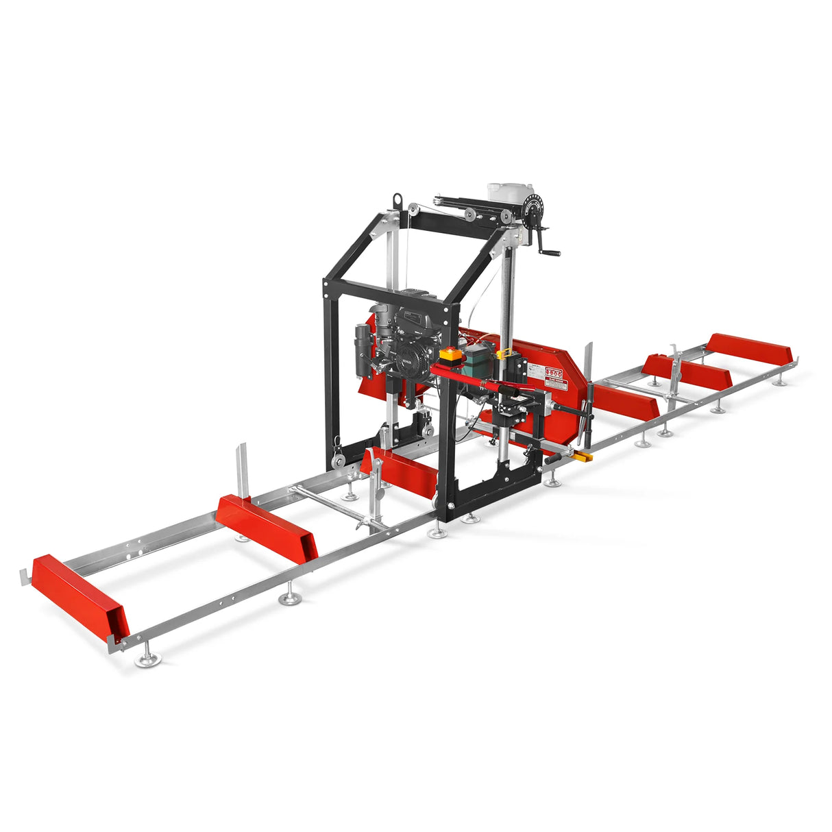 MechMaxx 26" Portable Sawmill (5x Blades Included), KOHLER CH440 429cc E-Start Gasoline Engine, 20" Board Width, 20' Track Length (13' Track Length + 6.4' Track Extension Included), SM-26