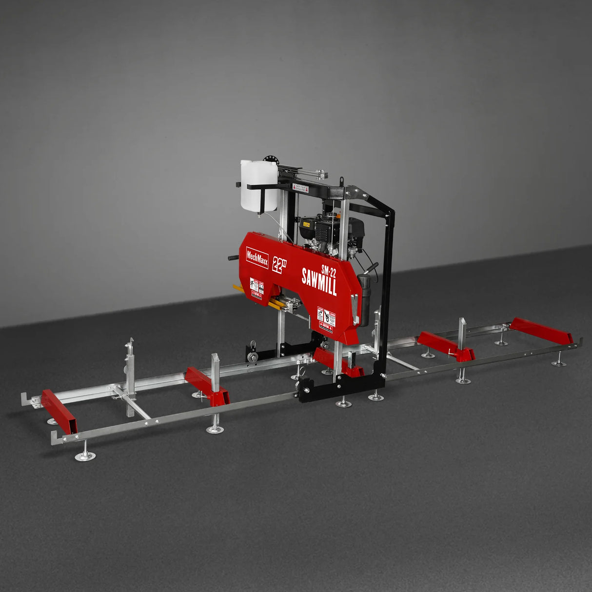 MechMaxx 22" Portable Sawmill, KOHLER 9.5hp 277cc Gasoline Engine, 18" Board Width, 13' Track Length, SM-22