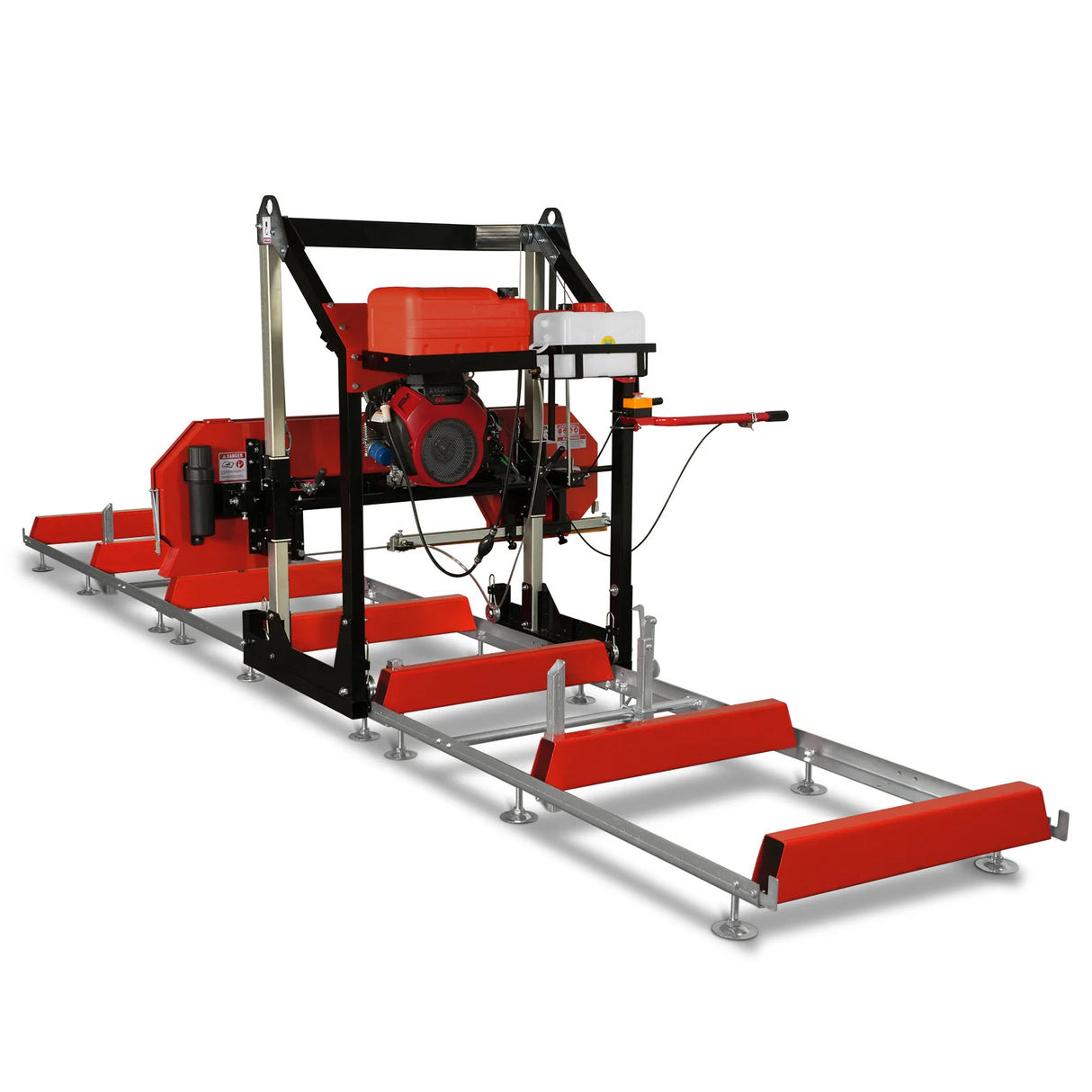MechMaxx 36" MAX Portable Sawmill, 25HP 688cc HONDA GX690 V-Twin Engine, 36" Board Width, 20' Track Length, (10 x Blades Included), SM-36HMAX