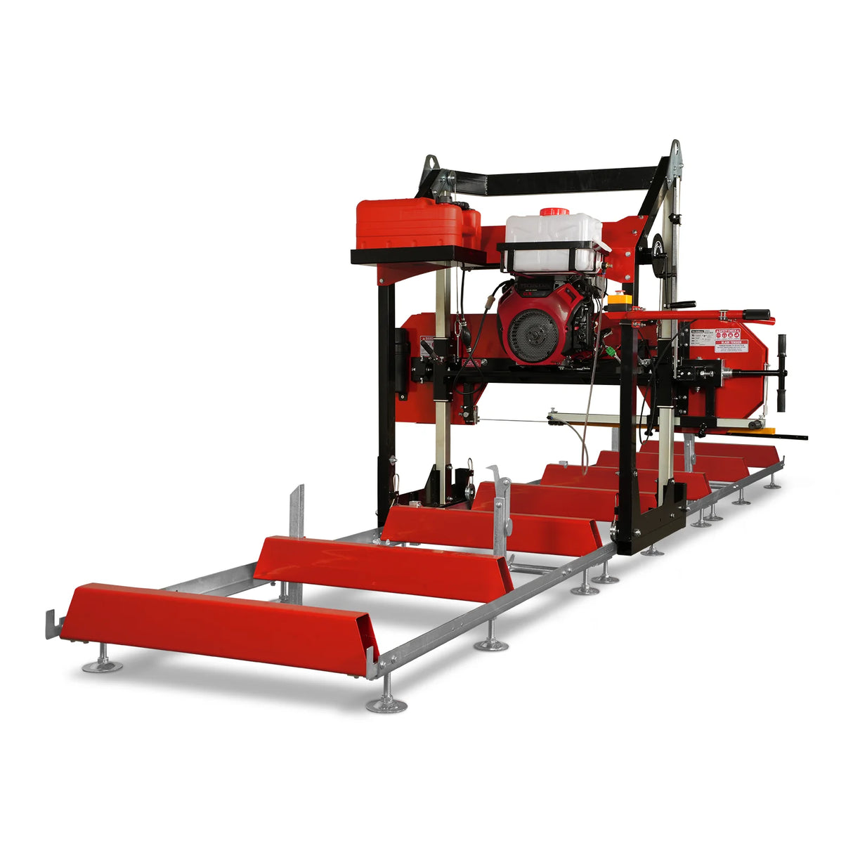 MechMaxx 36" MAX Portable Sawmill, 25HP 688cc HONDA GX690 V-Twin Engine, 36" Board Width, 20' Track Length, (10 x Blades Included), SM-36HMAX