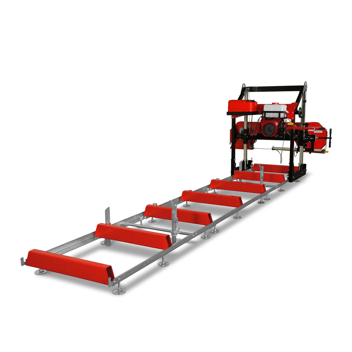MechMaxx 36" MAX Portable Sawmill, 25HP 688cc HONDA GX690 V-Twin Engine, 36" Board Width, 20' Track Length, (10 x Blades Included), SM-36HMAX