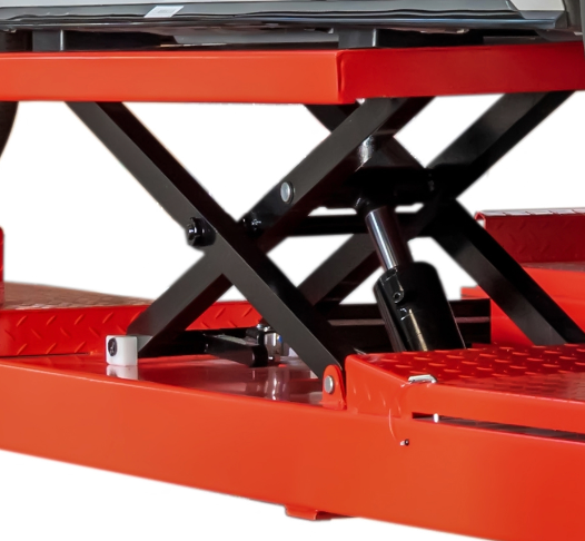 Olympic Equipment 10,000 lb Portable Storage 4-Post Lift with Scissor Jacks 4PXL-10B