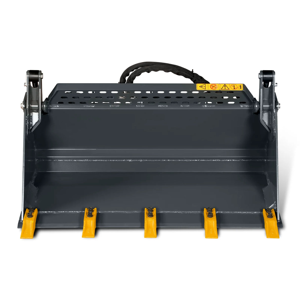 44" 4-In-1 Combo Mini Skid Steer Bucket Attachment With Quick Attach, Universal Mount