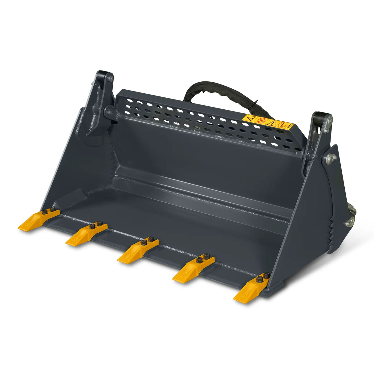 44" 4-In-1 Combo Mini Skid Steer Bucket Attachment With Quick Attach, Universal Mount