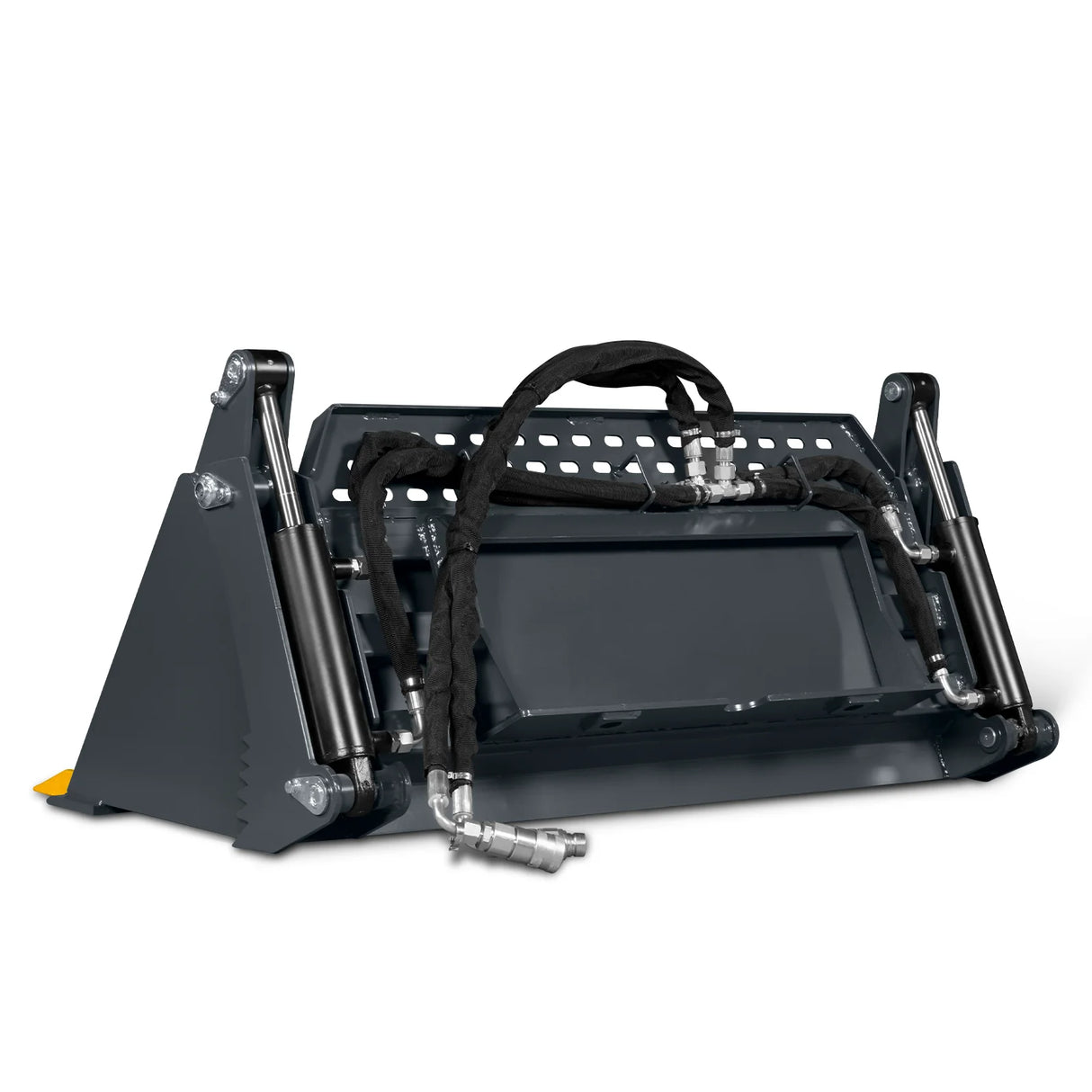 44" 4-In-1 Combo Mini Skid Steer Bucket Attachment With Quick Attach, Universal Mount