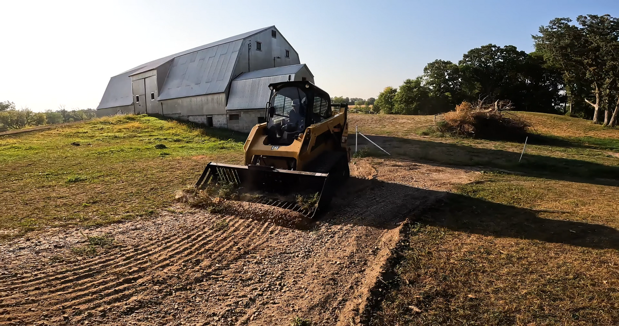 Ignite Attachments 61.9 in Skid Steer Rock Bucket