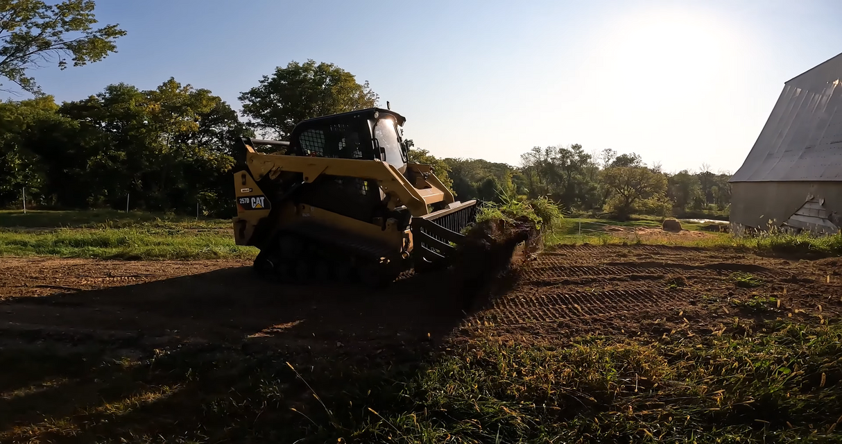 Ignite Attachments 61.9 in Skid Steer Rock Bucket
