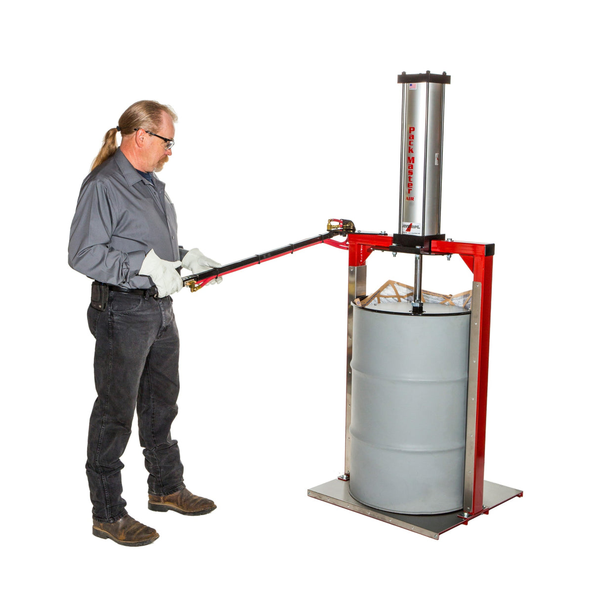 Newstripe PackMaster Spark Resistant Air Powered Compactor